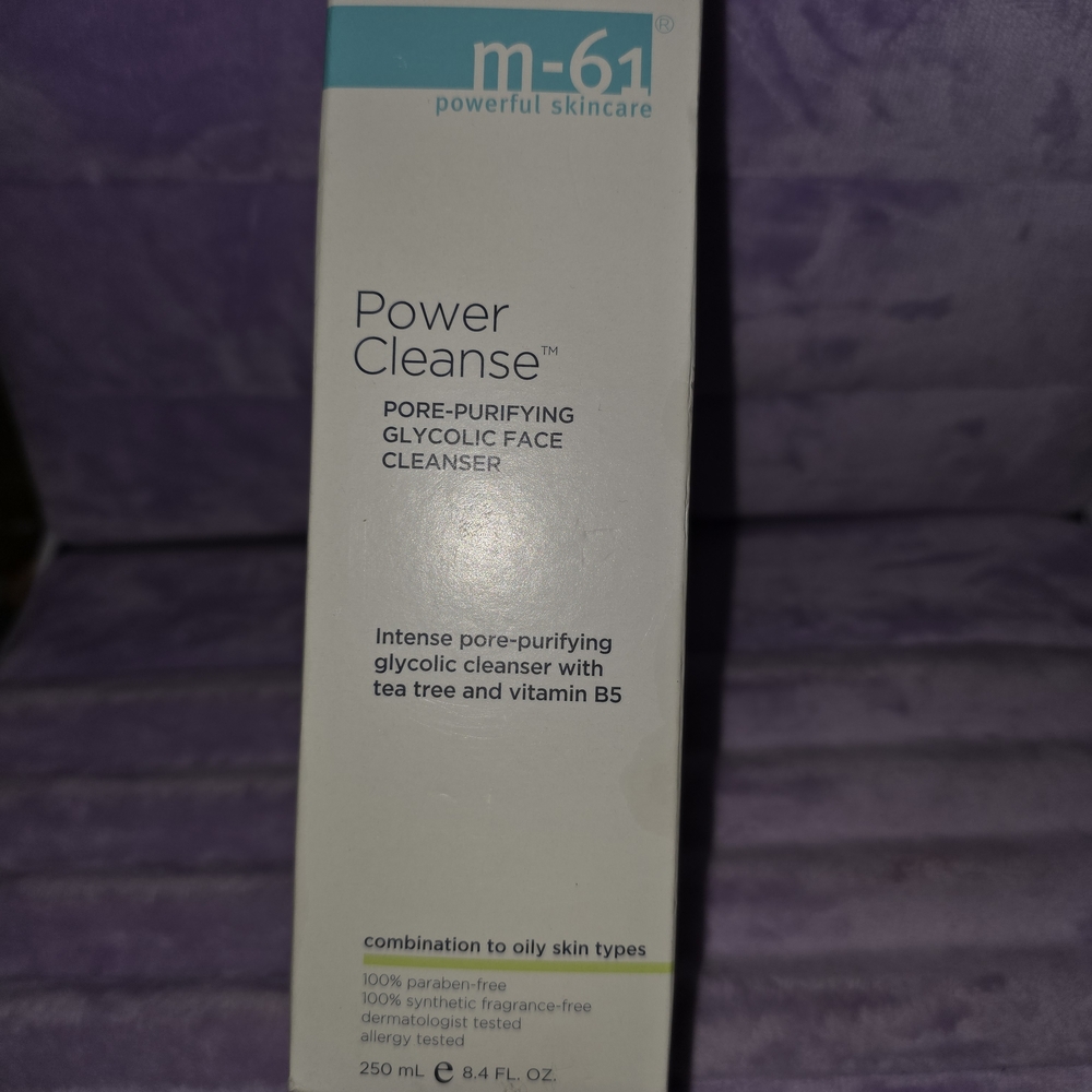 M-61 Power Cleanse Pore-Purifying Glycolic Face Cleanser - New